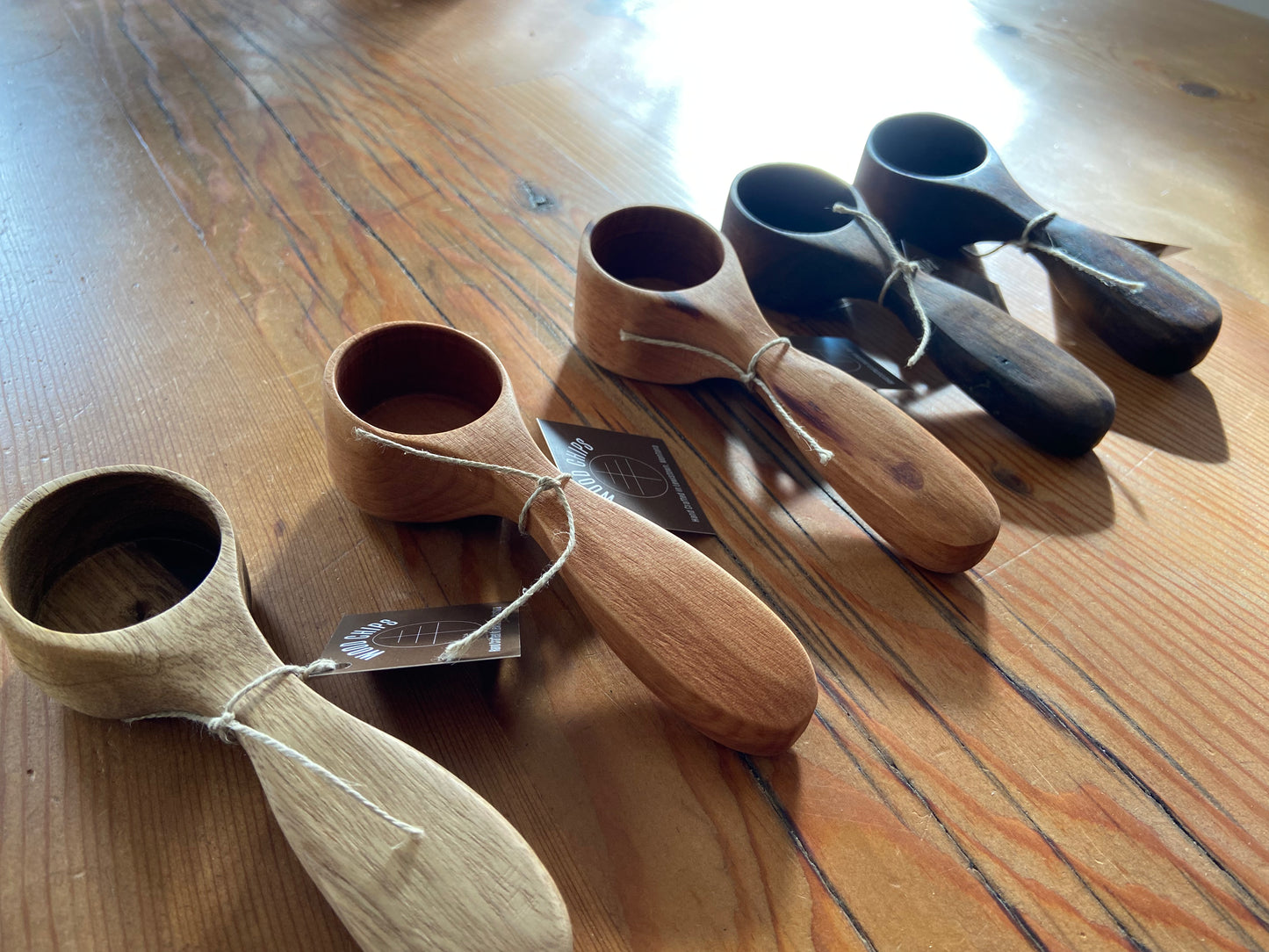 Hickory Coffee Scoop, Handmade