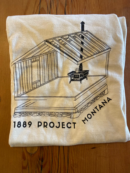 T-shirt, 1889 Project, in Worker Tan
