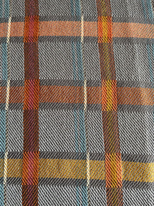 “Montana Winter Sky” Plaid Table Runner