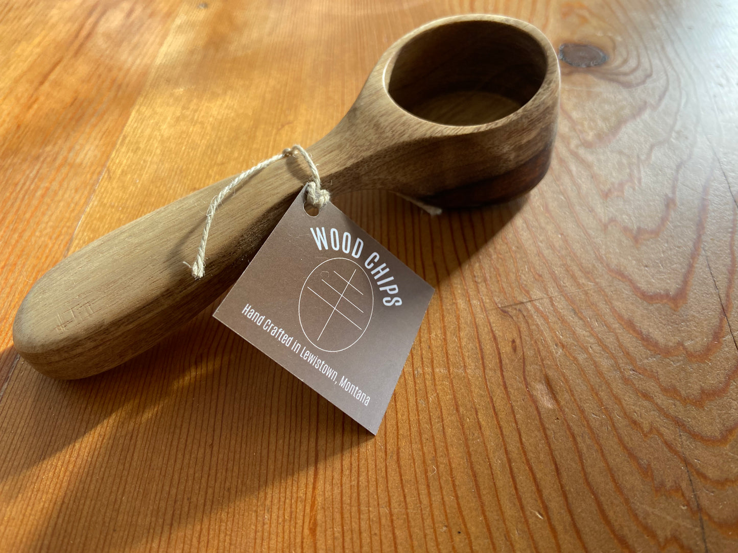 Hickory Coffee Scoop, Handmade