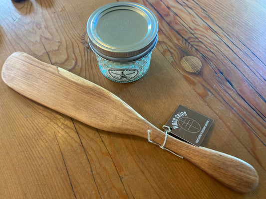 Bread Mixing “Spurtle”, Cherry Wood
